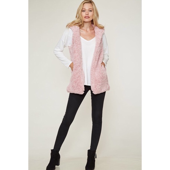 🌺5⭐️🎉HP🎉Teddy Sherpa Vest - Picture 5 of 6